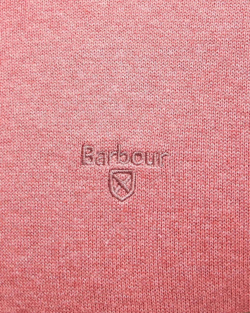 Barbour Pink Pima Cotton Crew Sweatshirt for men