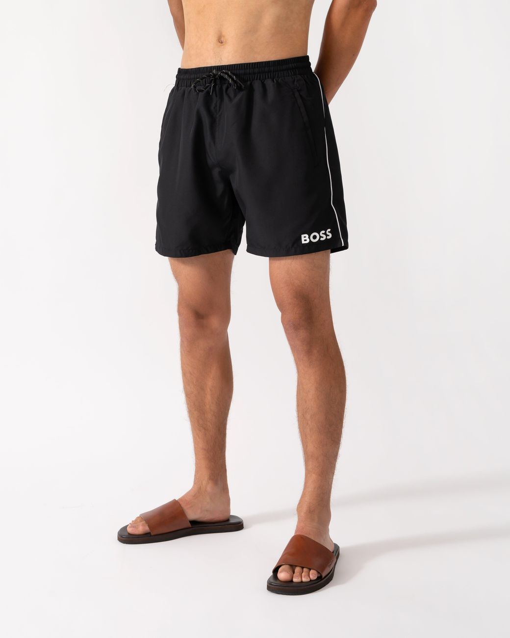 Boss Blue Starfish Swim Shorts Nos for men