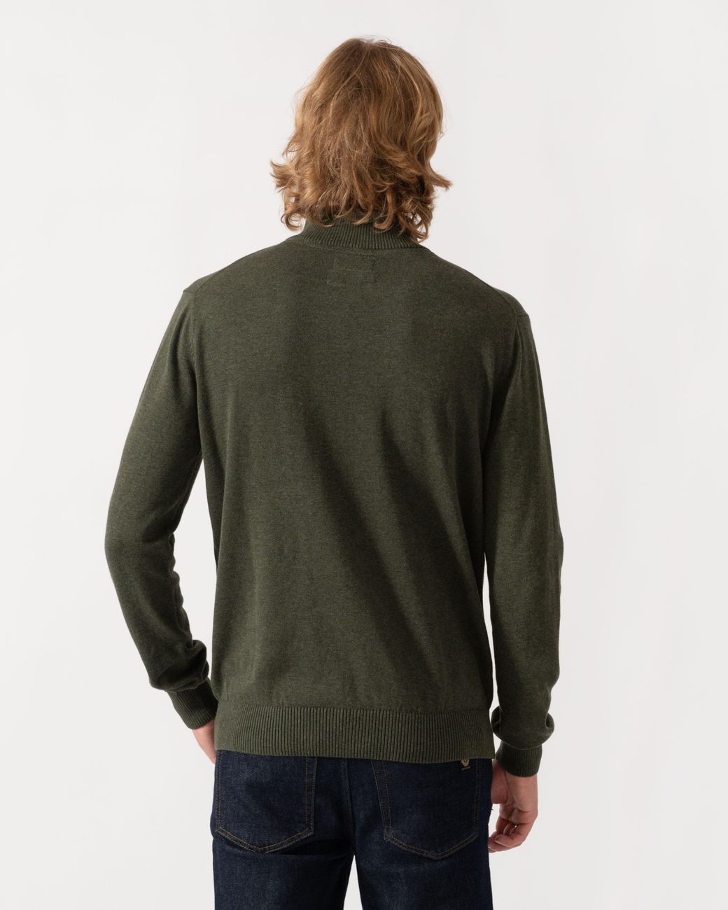 Joules Green Hillside 1/4 Zip Jumper for men