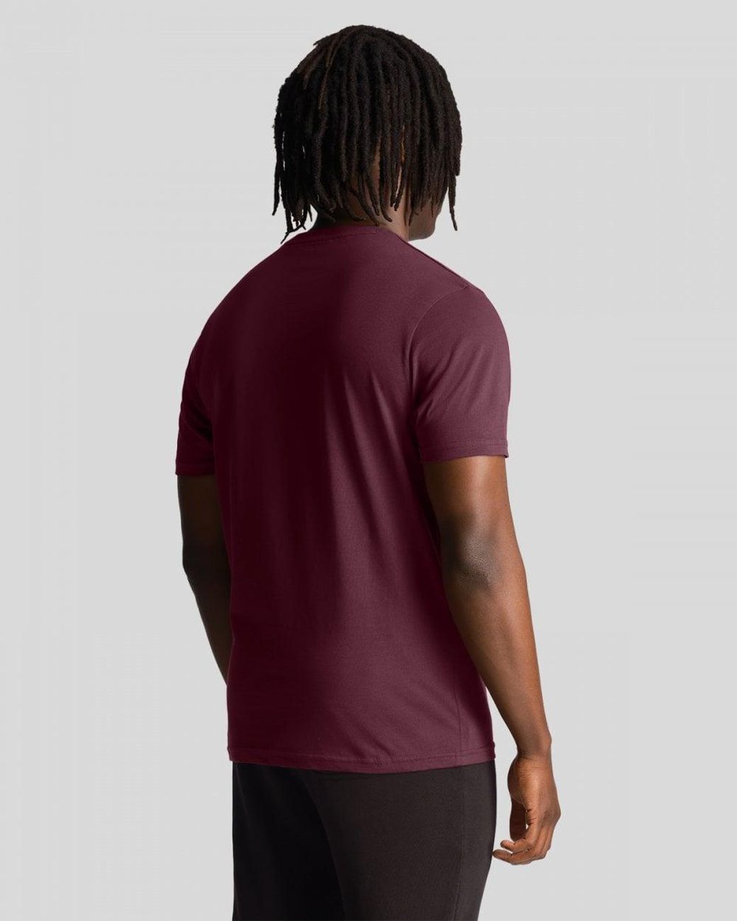 Lyle & Scott Purple Lyle & Scott Plain T-Shirt for men
