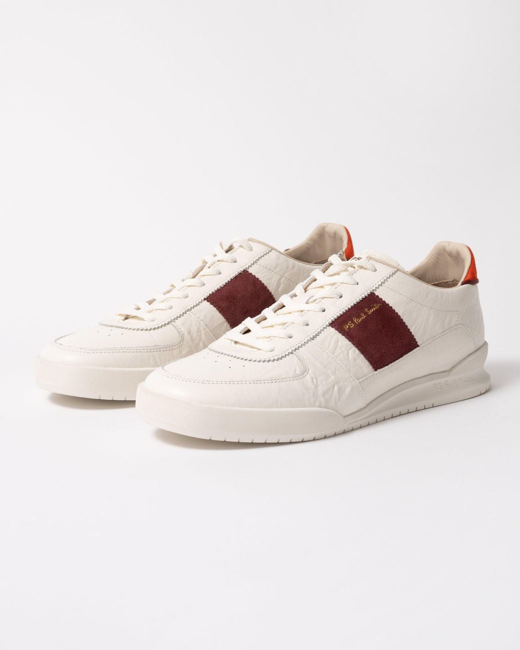 Paul Smith Natural Ps Rye Leather Trainers for men