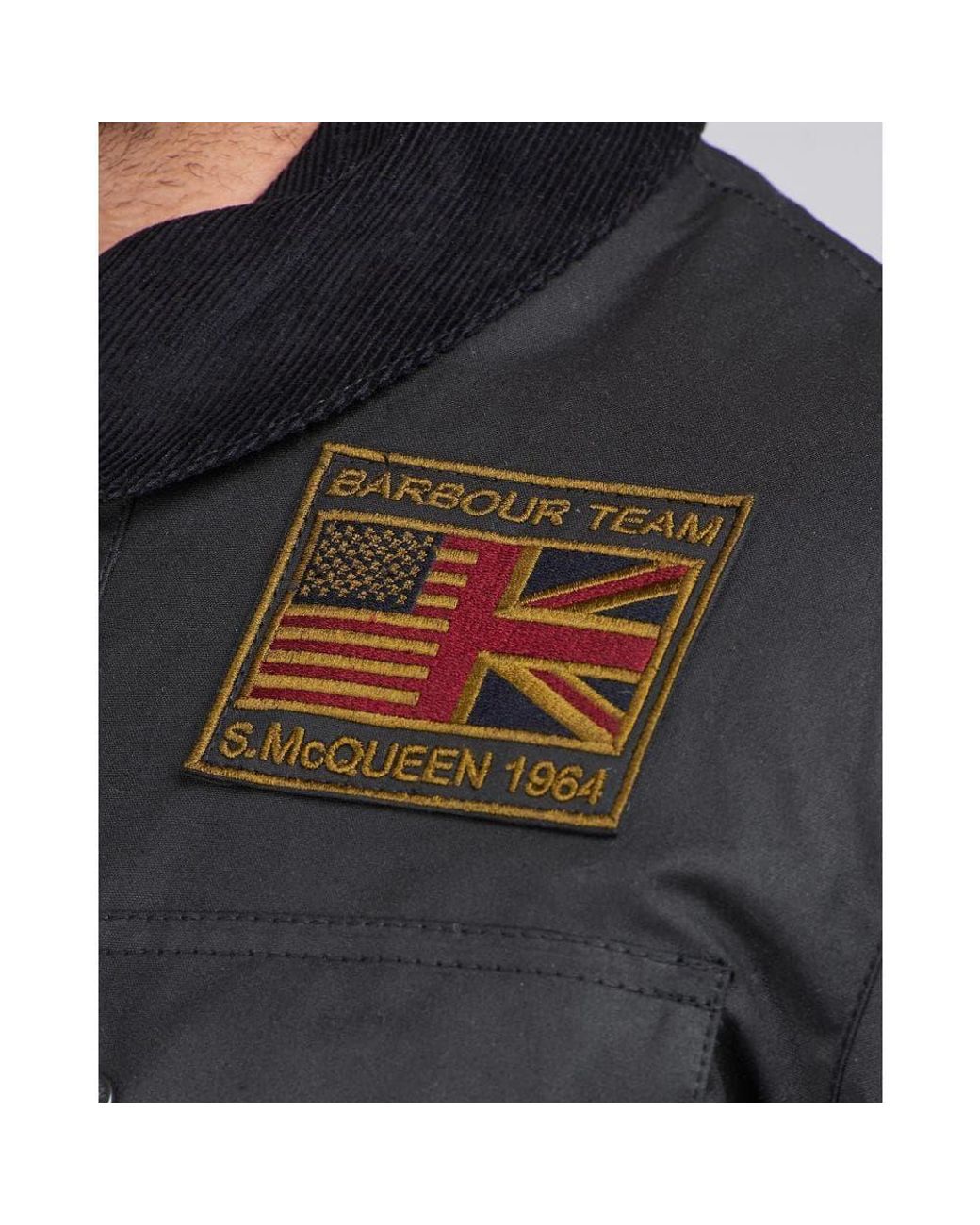 Barbour Gray Workers Wax Jacket , Size: M for men