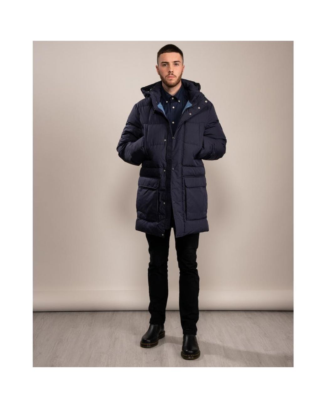 GANT D2. The Long Alta Down Jacket in 