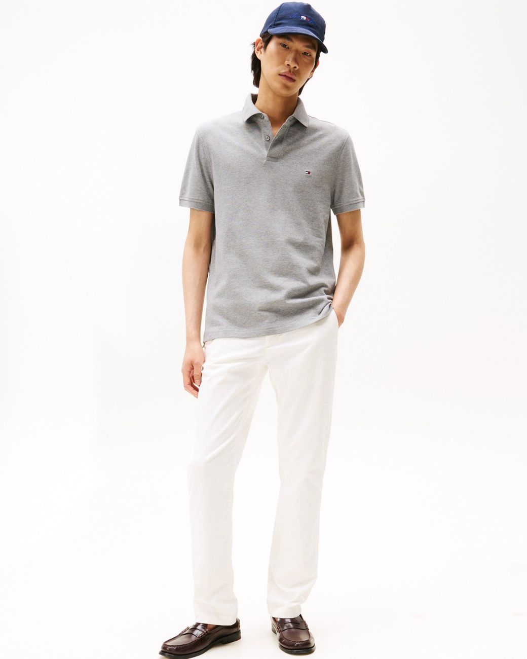 Tommy Hilfiger Gray 1985 Regular Fit Polo for men