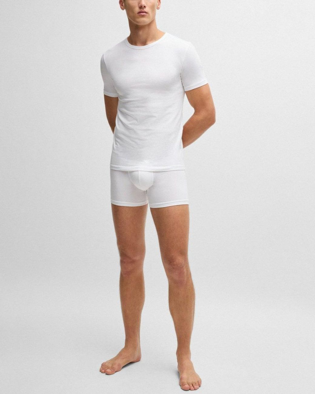 Boss White Rn Modern 2-Pack T-Shirts Nos for men