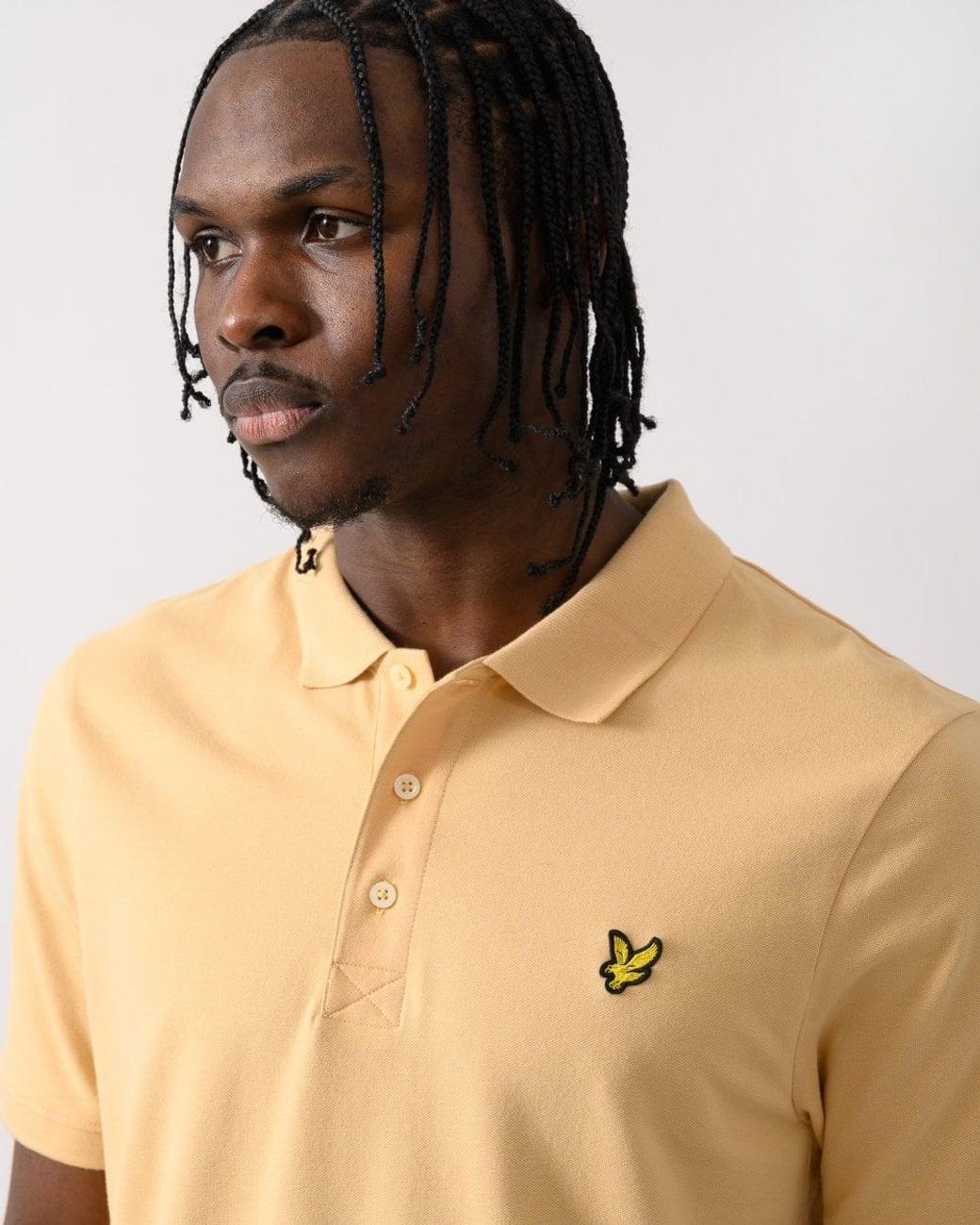 Lyle & Scott Natural Plain Polo Shirt Sp400Vog for men
