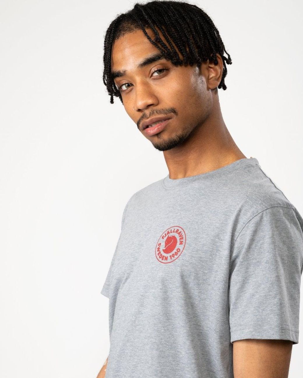 Fjallraven Gray 1960 Logo T-Shirt Size: M for men