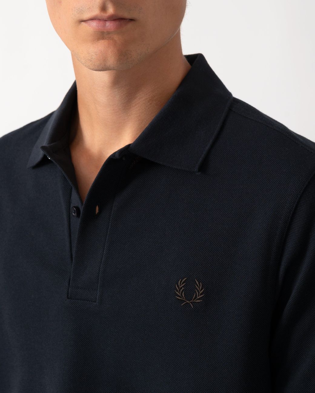 Fred Perry Blue Plain Signature Polo Shirt for men