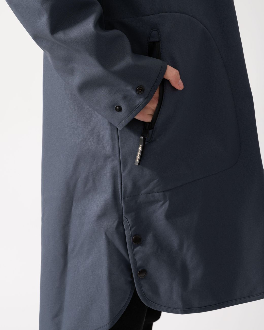 Ilse Jacobsen Blue Rain A-Line Softshell Raincoat