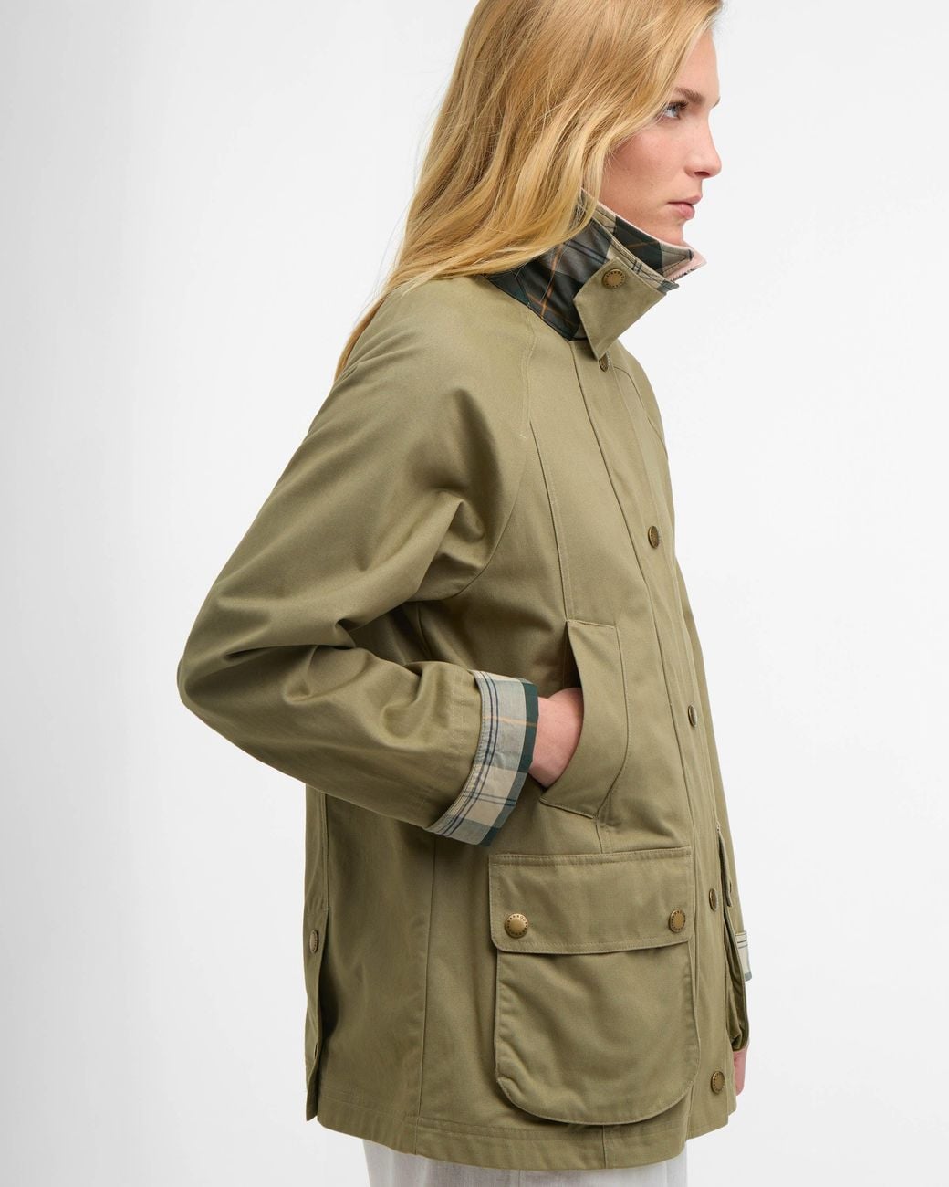 Barbour Green Modern Beadnell Casual Jacket
