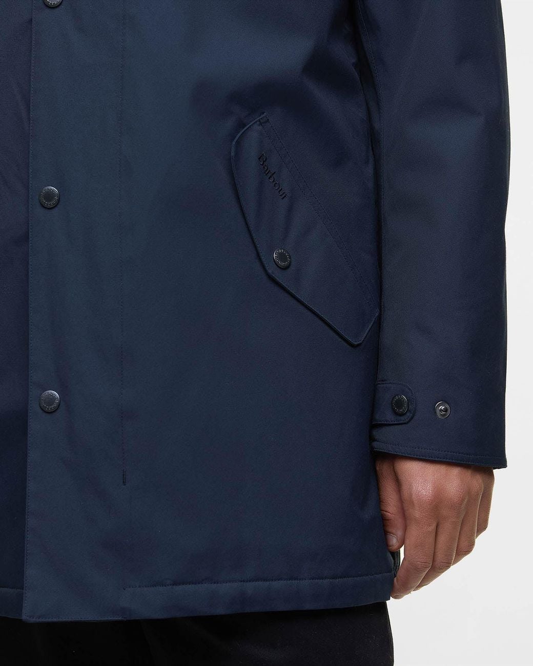 Barbour Blue Chelsea Mac Jacket for men