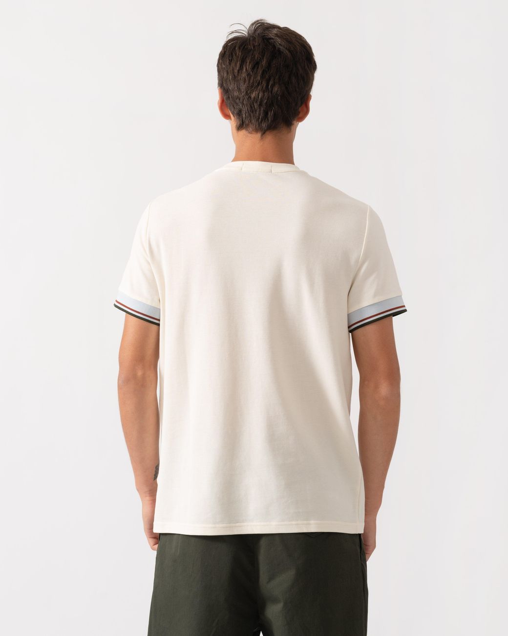 Fred Perry Natural Twin Tipped Cuff T-Shirt for men