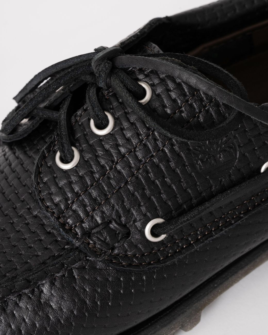 Timberland Black Authentic Full Grain Leather Boat Shoe for men