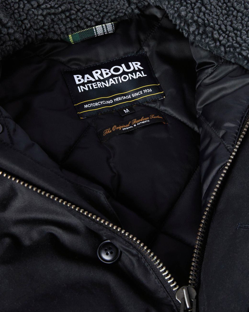 Barbour Black Mayburn Wax Jacket for men