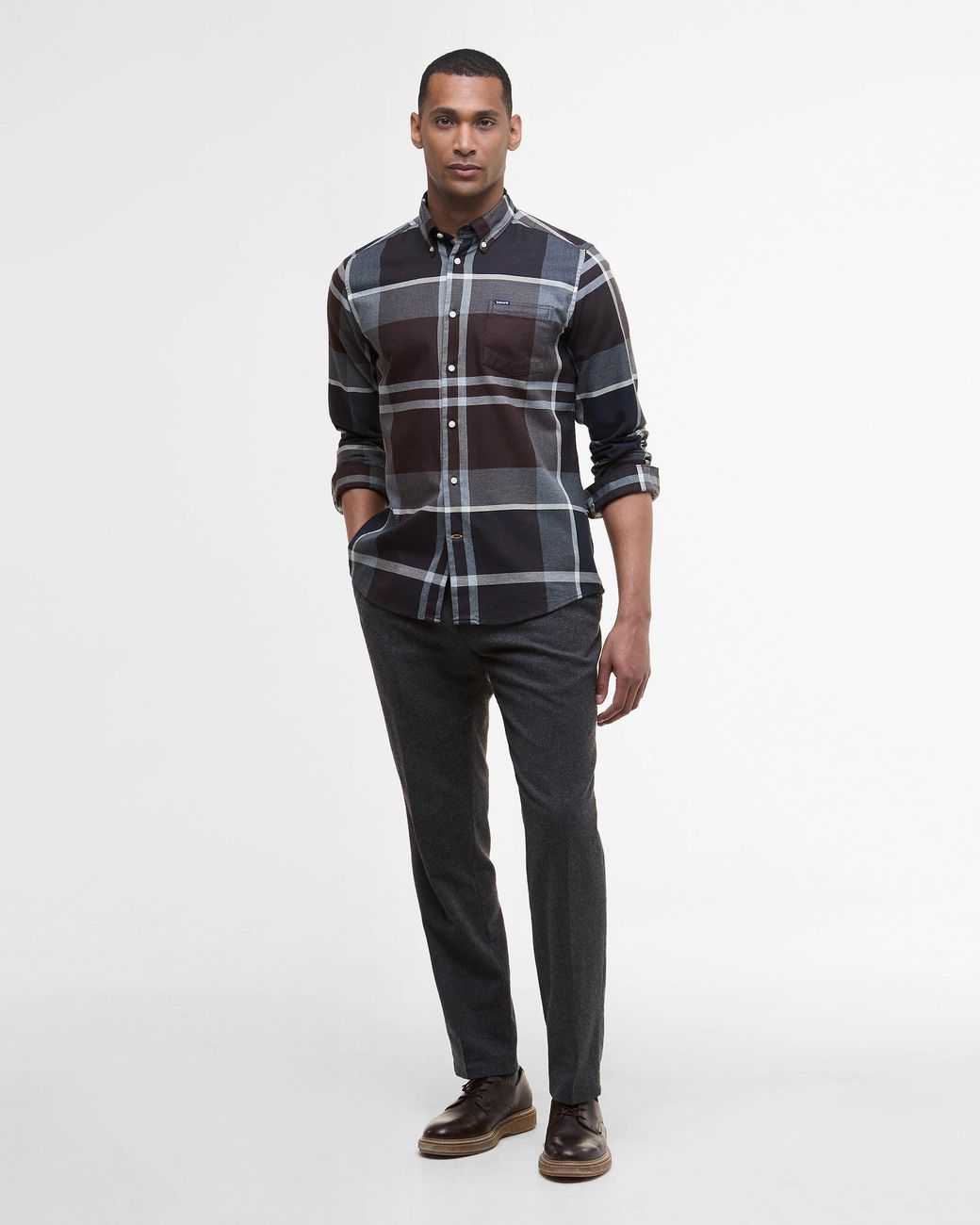 Barbour Black Dunoon Tailored Shirt for men