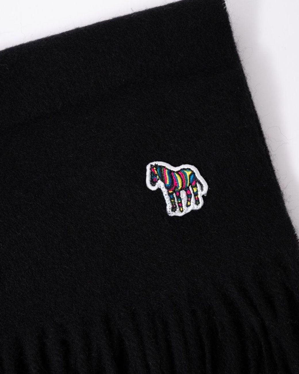 Paul Smith Black Zebra Scarf for men