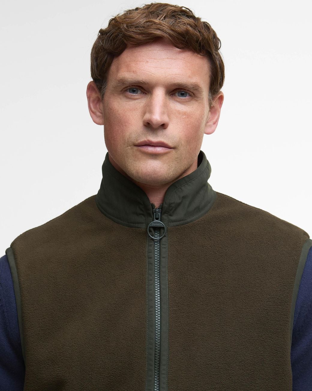 Barbour Black Lowich Fleece Gilet for men