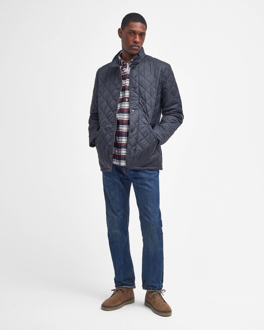 Barbour Blue Flyweight Chelsea Quilted Jacket for men