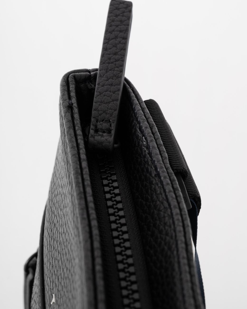 Tommy Hilfiger Black Essential Pu Crossover Bag for men