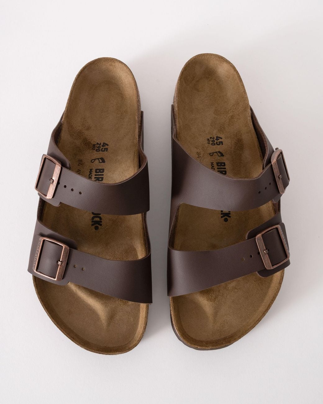 Birkenstock Brown Arizona Birko-Flor Sandals, Size: Uk 7