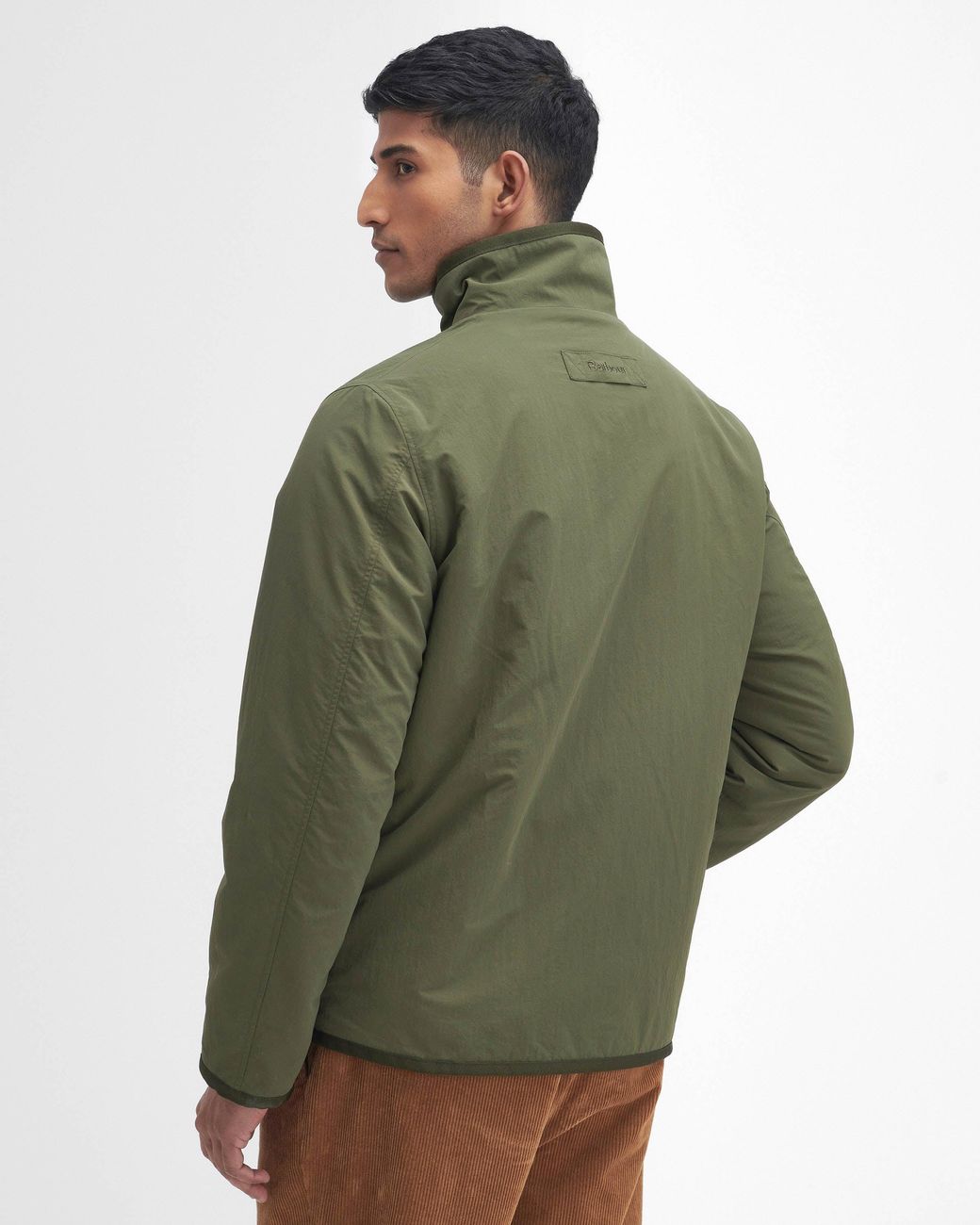 Barbour Green Reversible Fleece Jacket for men