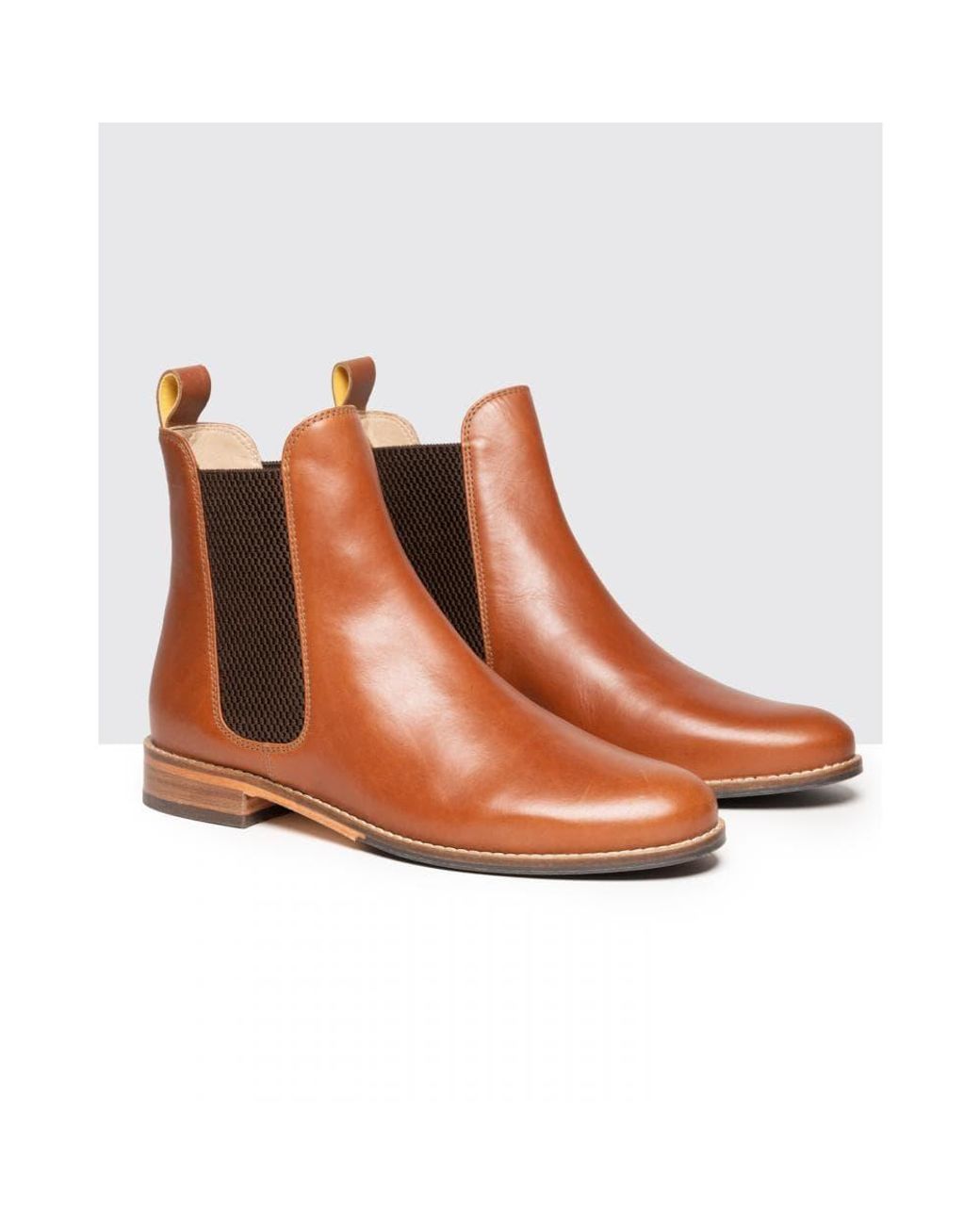 Joules Westbourne Premium Chelsea Boots in Natural | Lyst UK