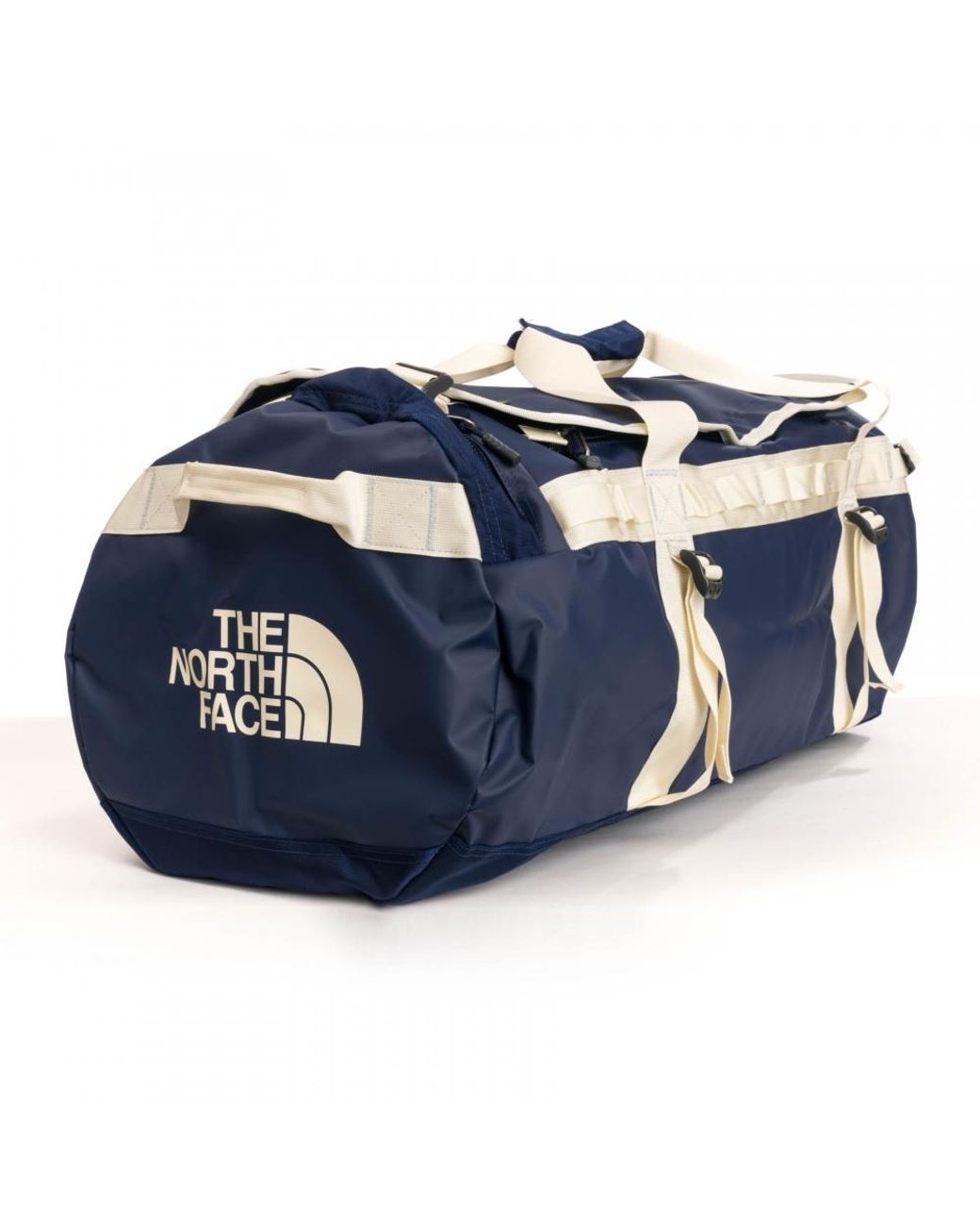 North face duffel bag white deals