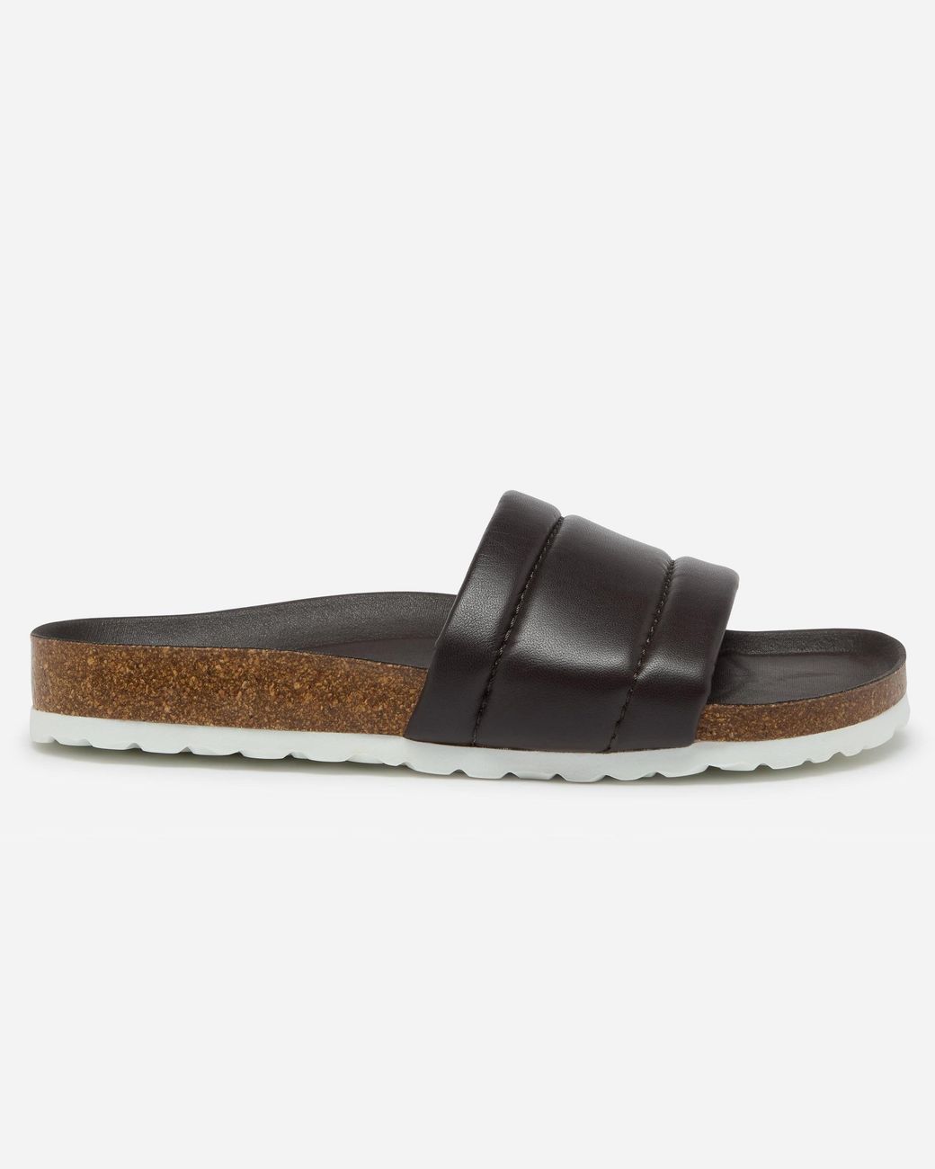 Oliver Sweeney Brown Bornos Leather Slides for men