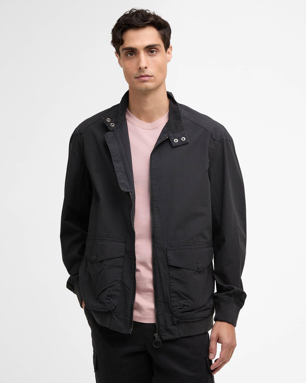 Barbour Black Matley Casual Jacket for men