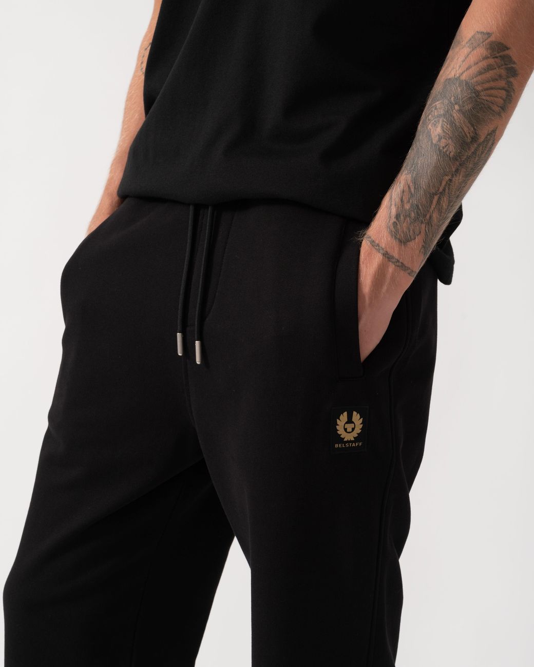 Belstaff Blue Logo Sweatpants for men