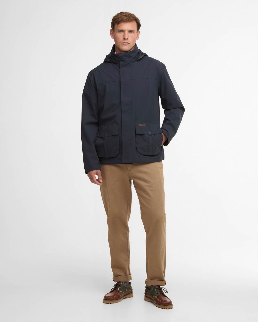 Barbour Blue Sander Waterproof Jacket for men
