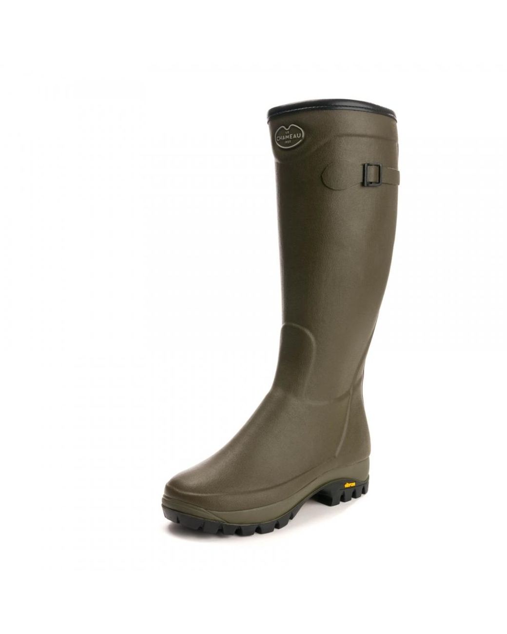 Le Chameau Country Vibram Neoprene Wellington Boots in Green | Lyst Canada