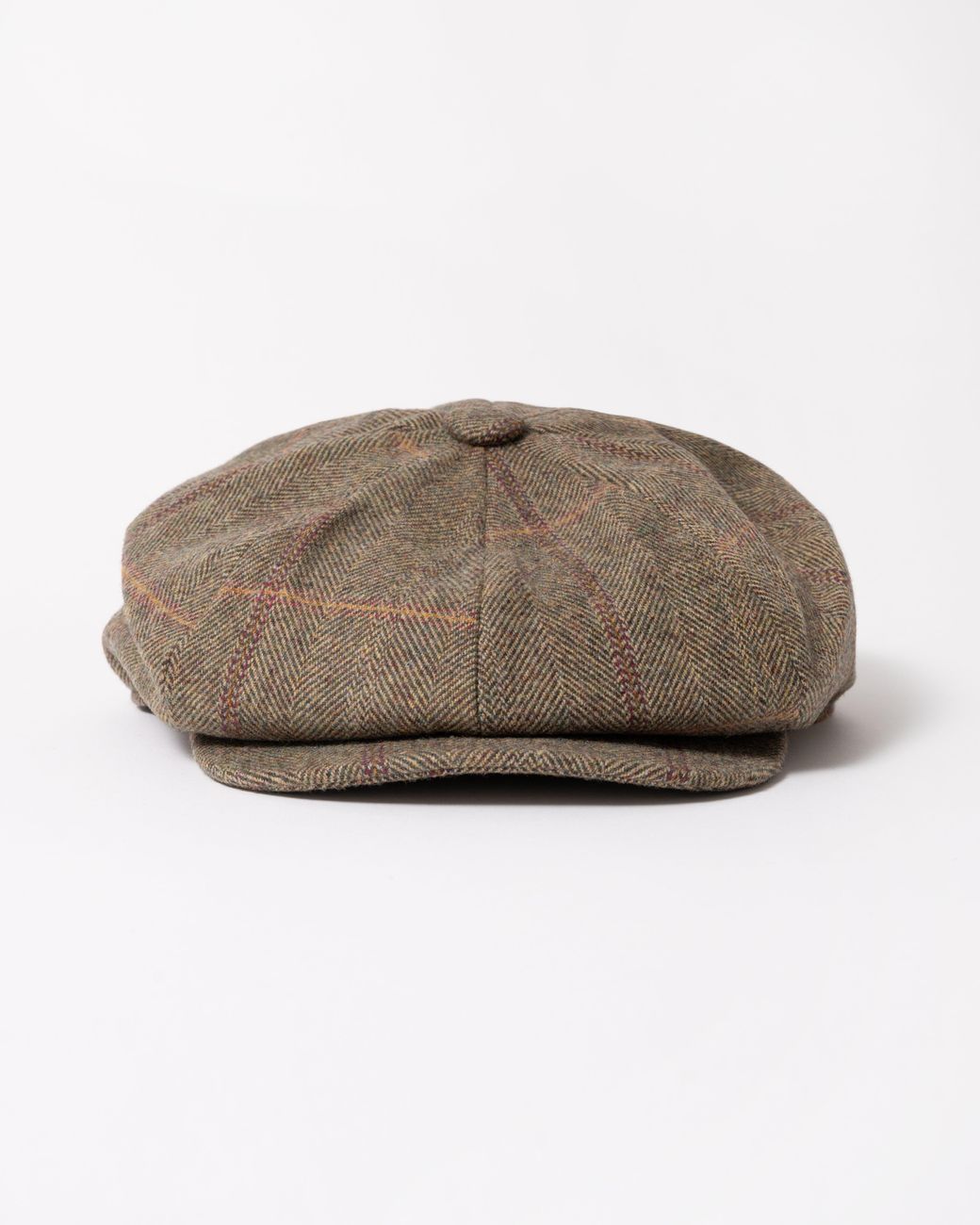 Joules Brown Harrogate Tweed Baker Boy Cap