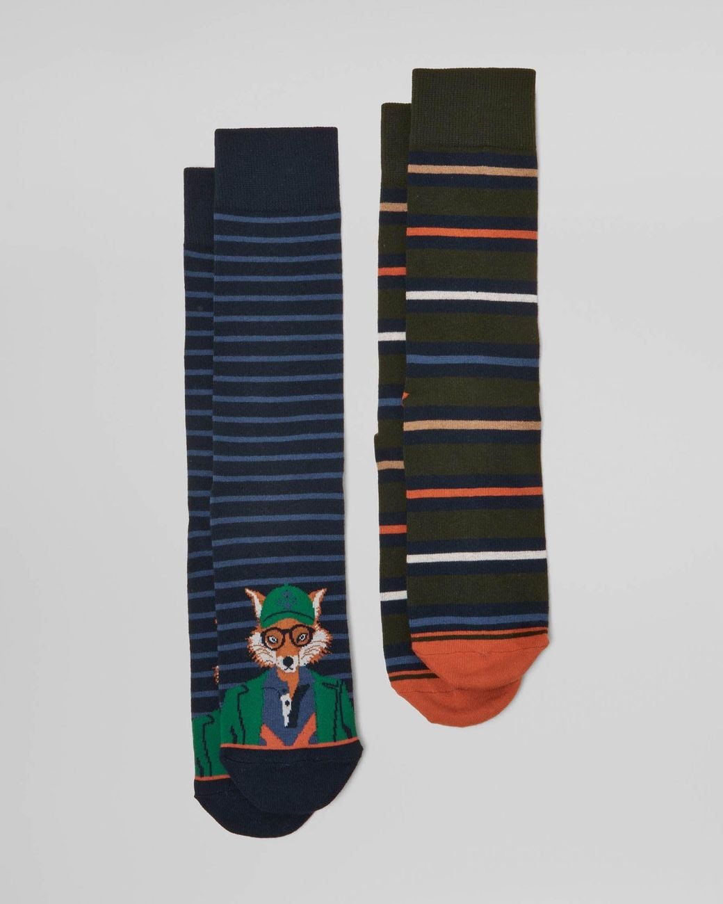 Joules Blue Kingsbury 2-Pack Socks for men