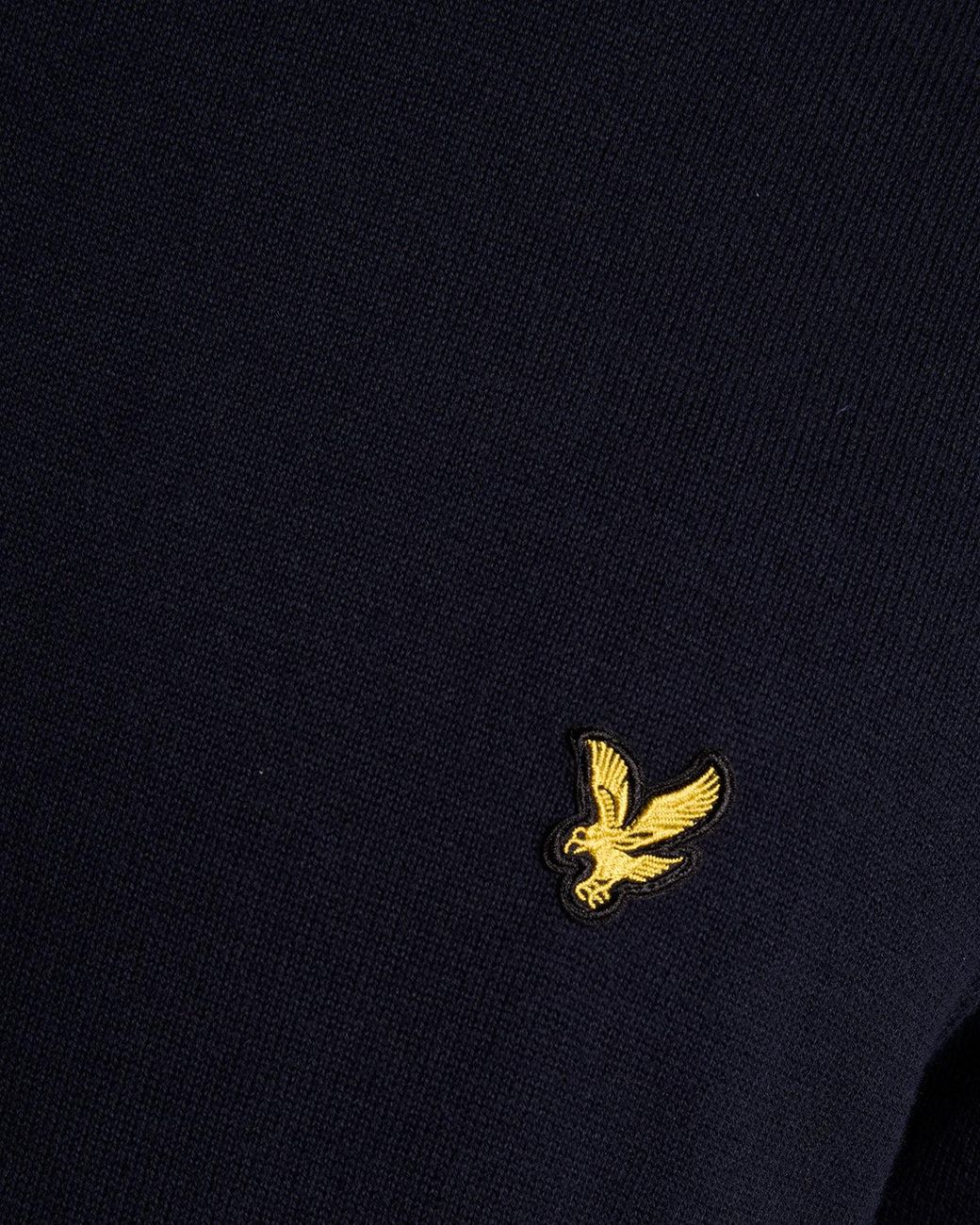 Lyle & Scott Blue Cotton Crew Neck Jumper for men