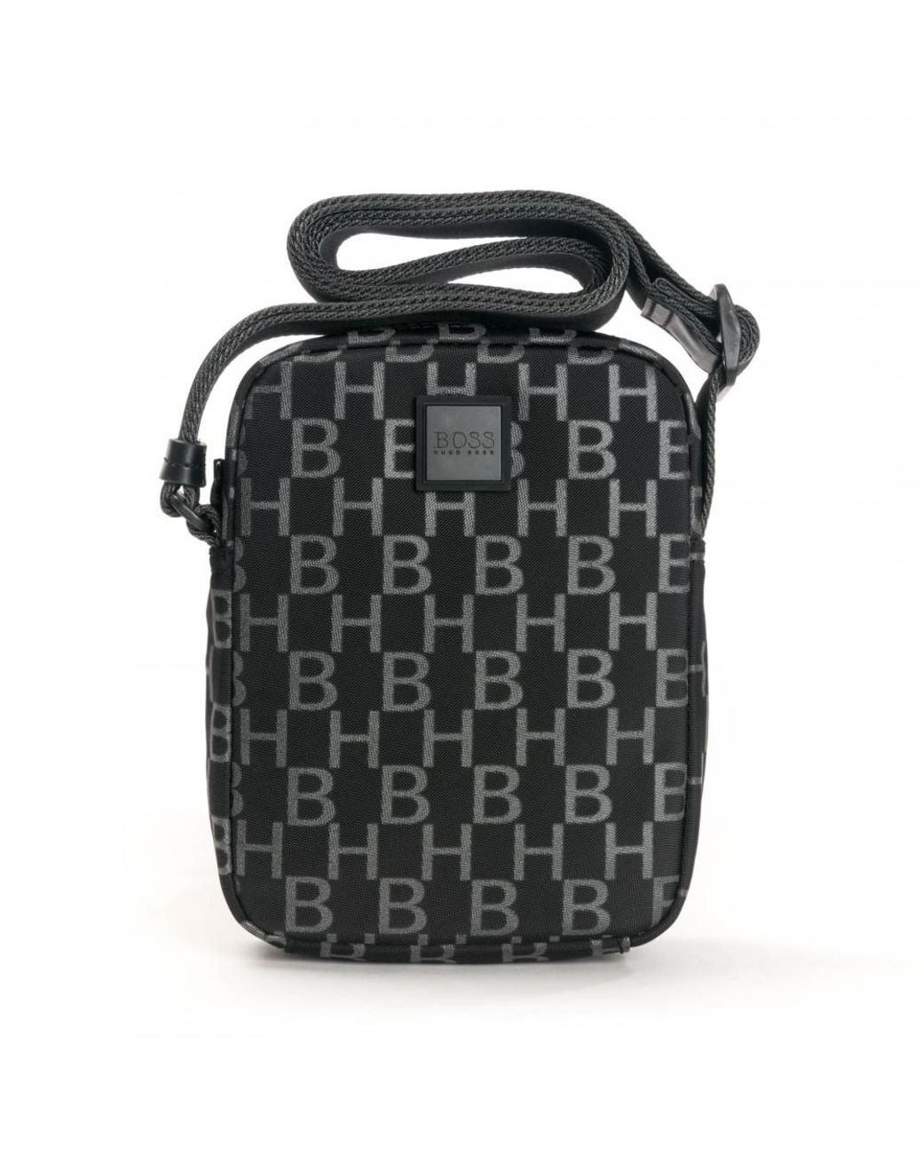 BOSS by Hugo Boss Pixel Ao Ns Zip Crossbody Bag in Black for Men Lyst