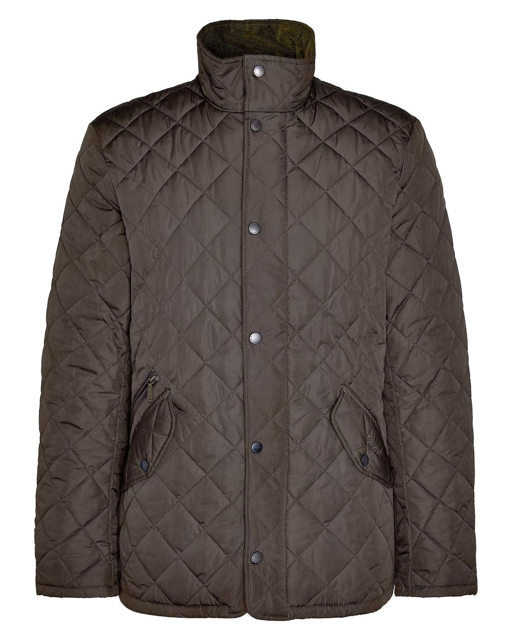 Barbour Gray Chelsea Sportsquilt Jacket for men