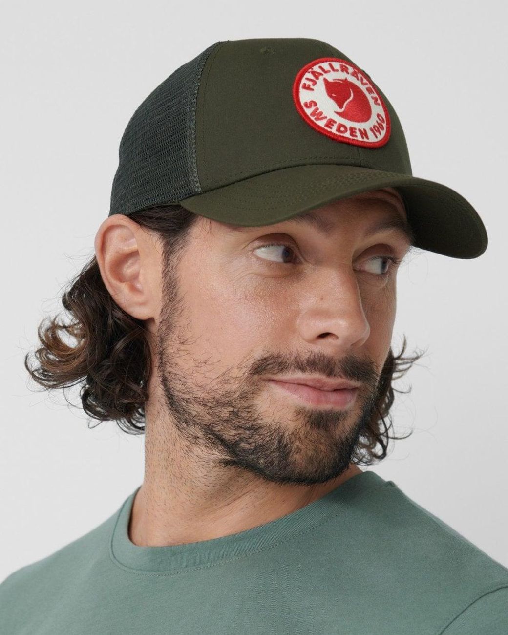 Fjallraven Green 1960 Logo Langtradarkeps