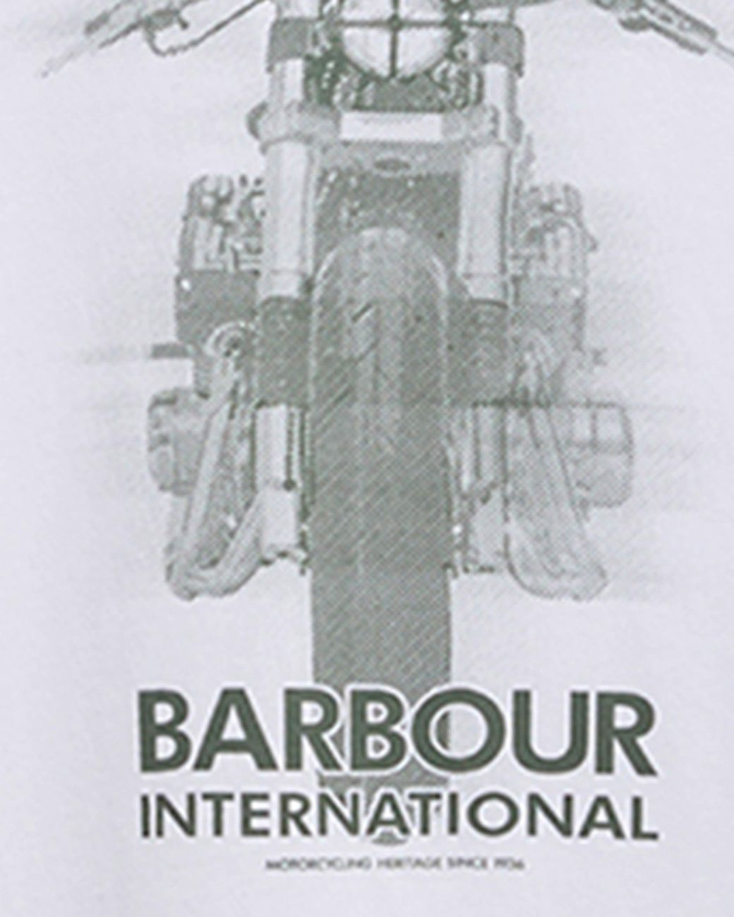 Barbour White Hocking Graphic T-Shirt for men