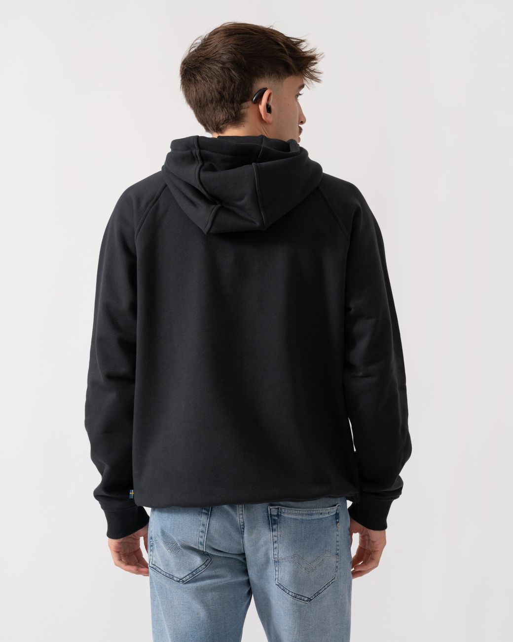Fjallraven Black Classic Hoodie for men