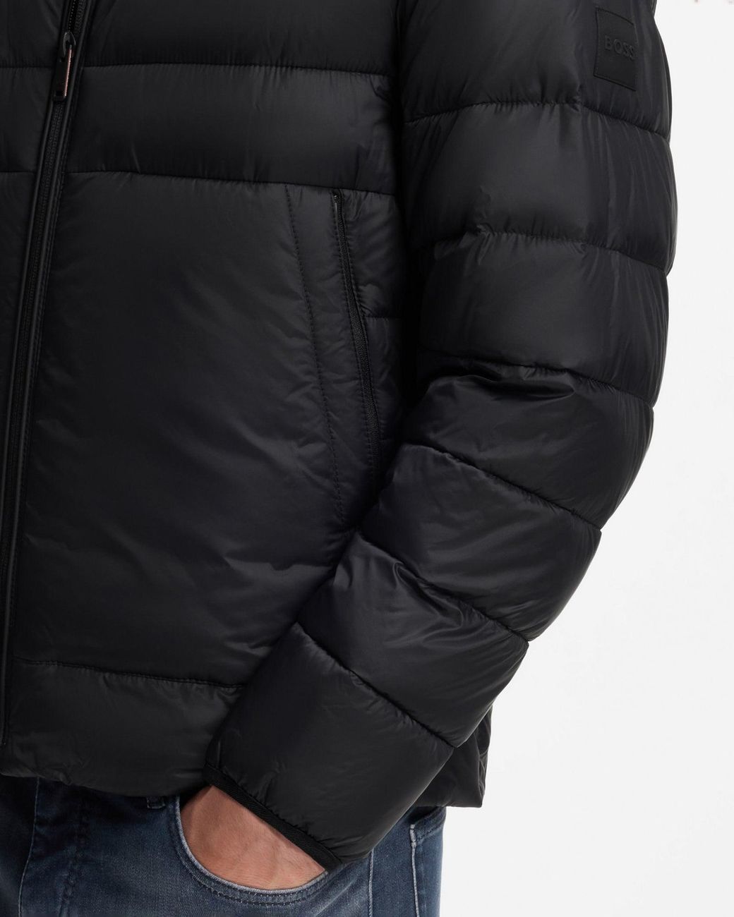 Boss Black Odenni Water Repellent Padded Jacket for men