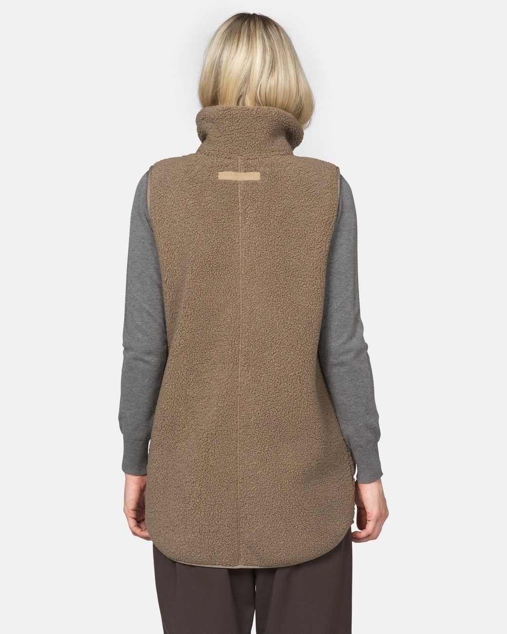Ilse Jacobsen Natural Long Pile Gilet