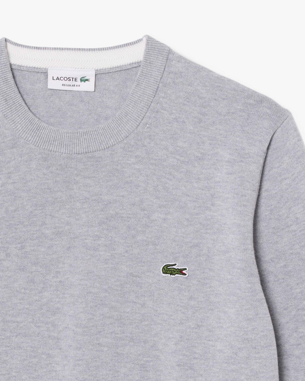 Lacoste Multicolor Lactose Zippered Stand-up Collar Cotton Sweatshirt for men