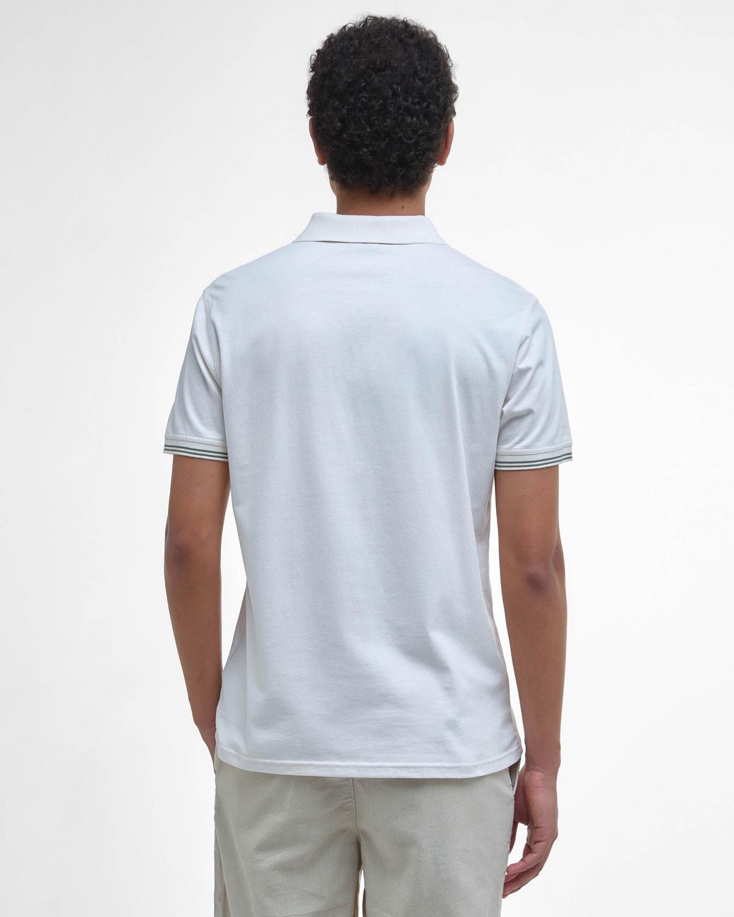 Barbour White Austwick Polo Shirt for men