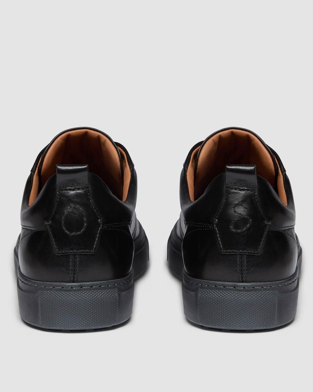 Oliver Sweeney Black Ermida Hand Finished Calf Leather Trainers for men