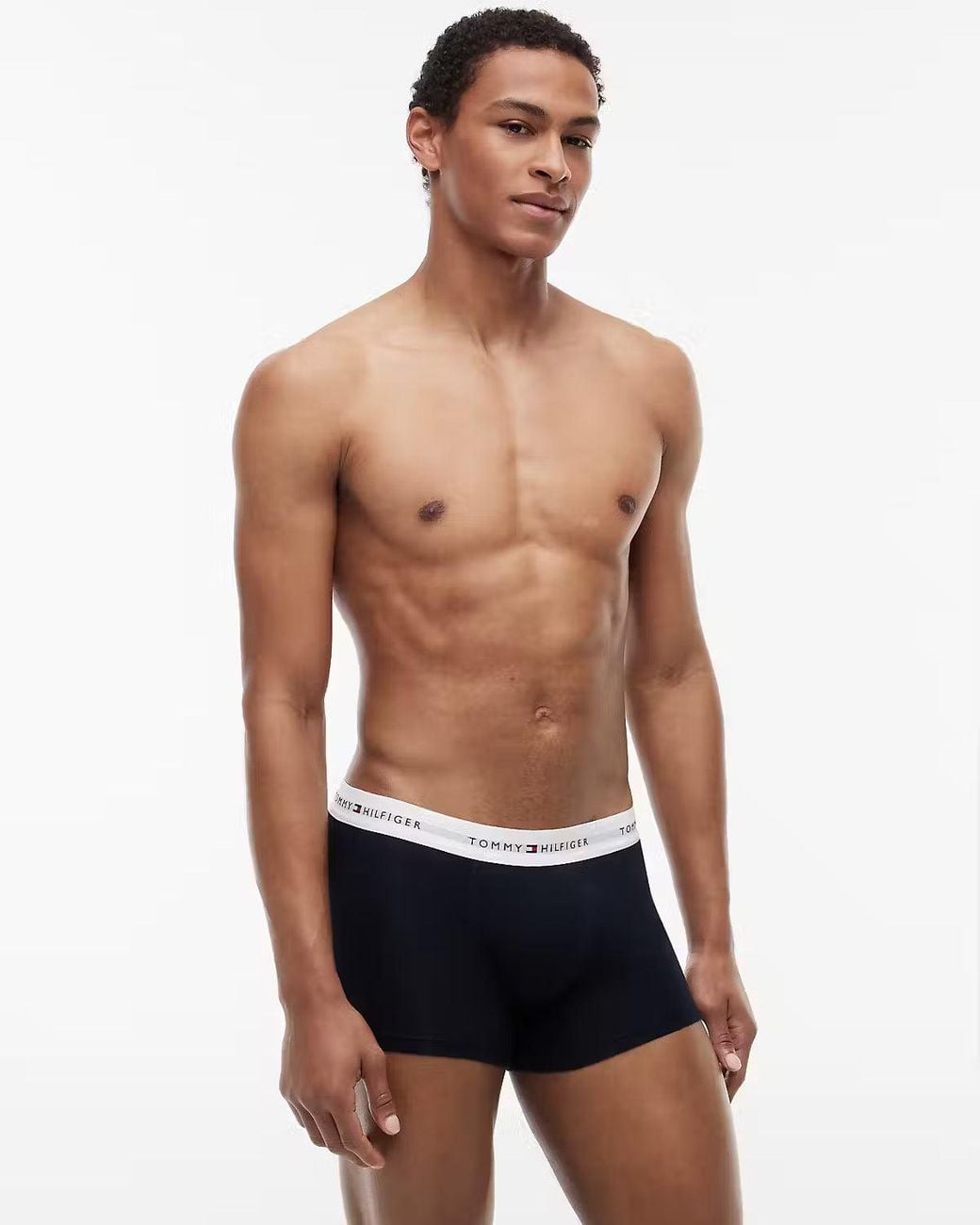 Tommy Hilfiger Blue 3-Pack Logo Waistband Trunks for men