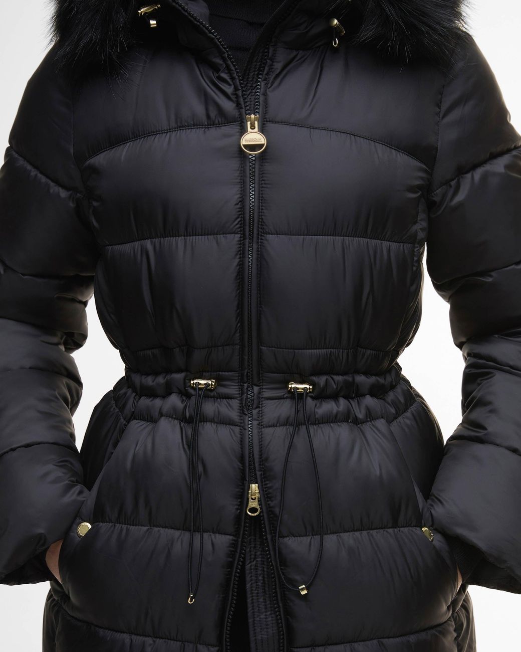 Barbour Black Anastasia Puffer Jacket