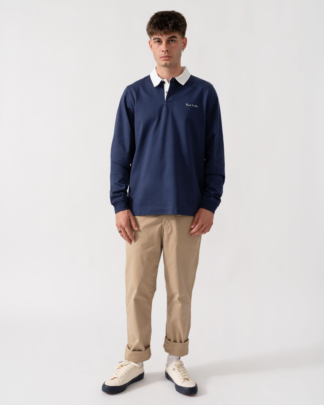 Paul Smith Blue Ps Casual Fit Rugby Top for men