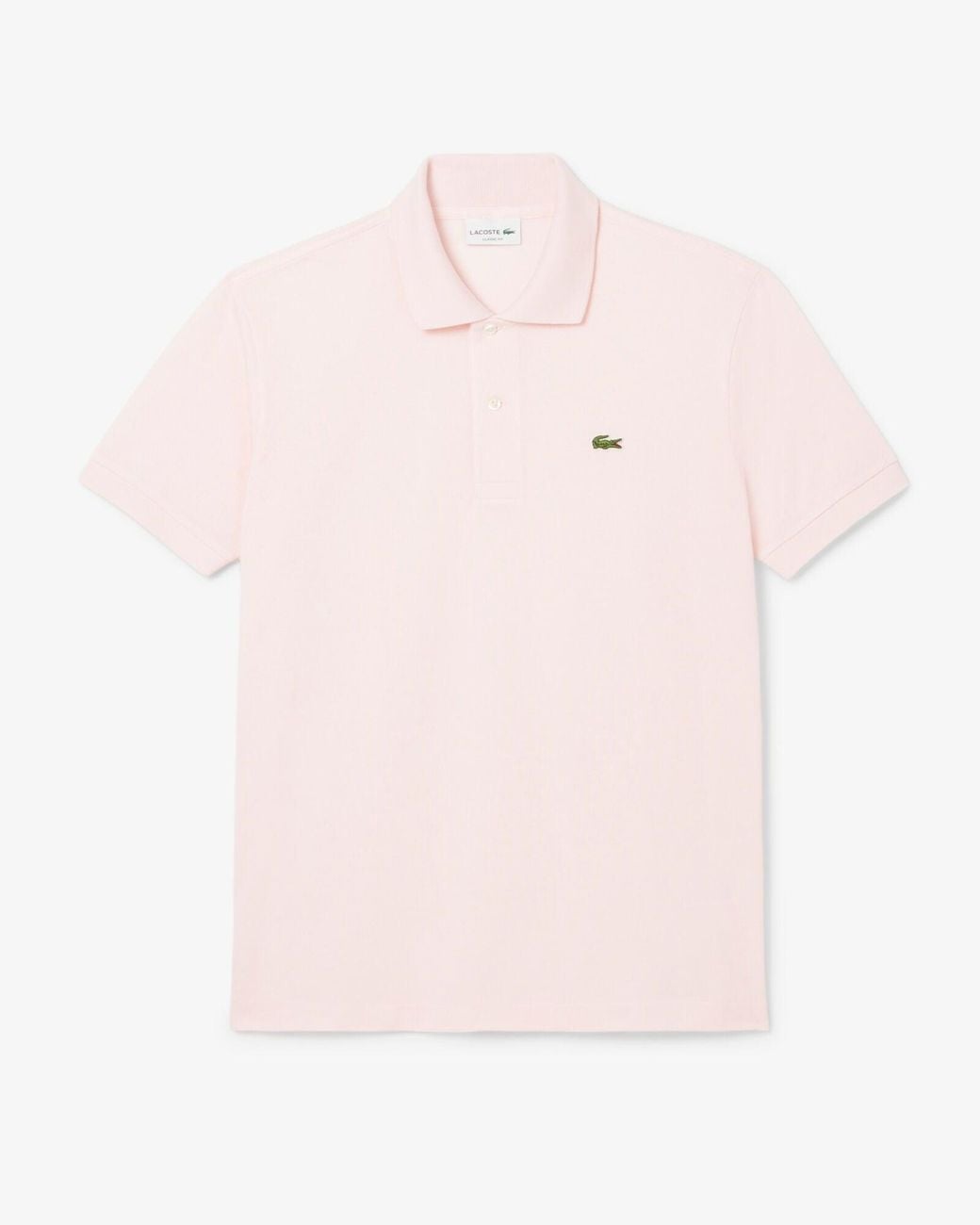 Lacoste White Classic Fit L.12.12 Short Sleeve Polo Shirt for men
