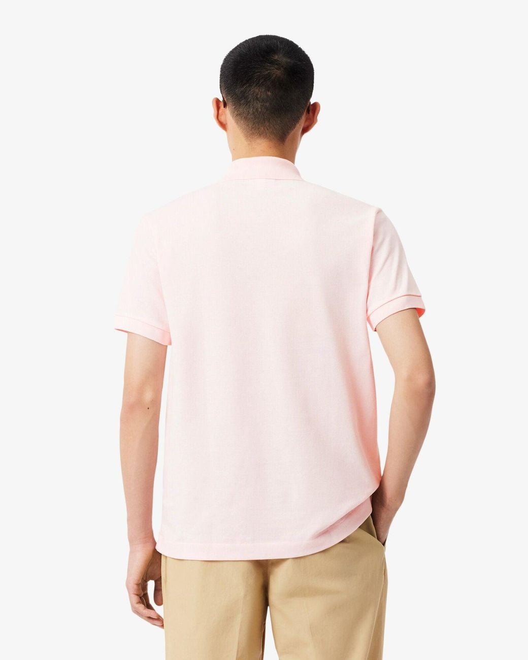 Lacoste White Classic Fit L.12.12 Short Sleeve Polo Shirt for men